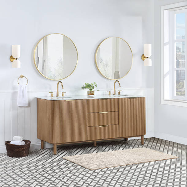 Joss & Main Edmonia Metal Flat Wall Mirror & Reviews | Wayfair